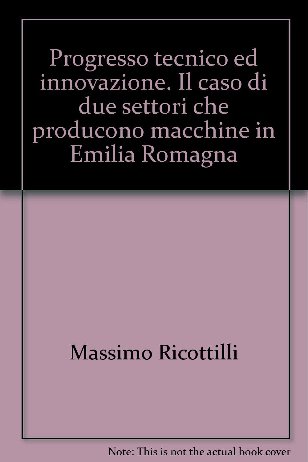 Progresso tecnico ed innovazione. Il caso di due settori che producono macchine in Emilia Romagna (IRES/CGIL-Ist. ricerche econ.-sociali, Band 12) Business, Finance & Career