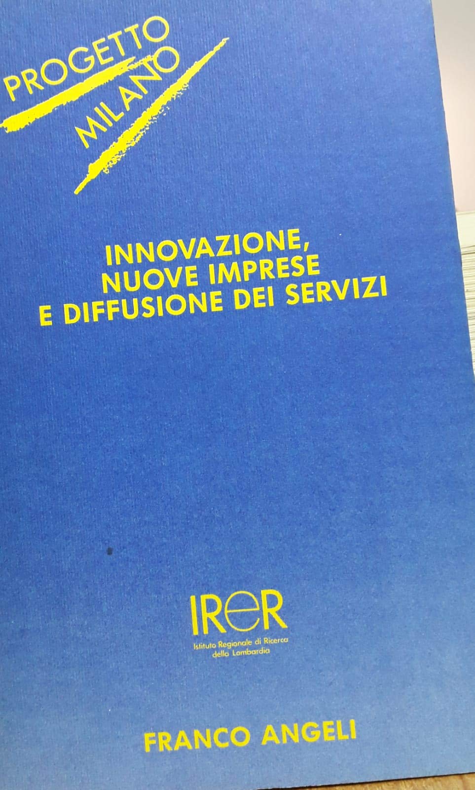 Innovazione, nuove imprese e diffusione dei servizi (IRER-Progetto Milano, Band 15) Business, Finance & Career
