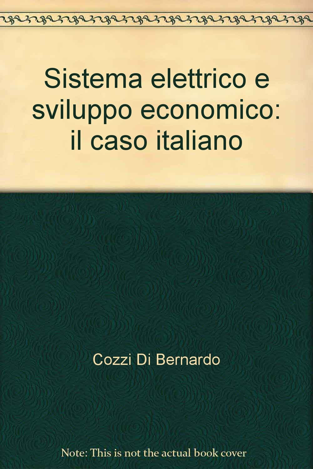 Sistema elettrico e sviluppo economico: il caso italiano (Economia e politica dell'energia, Band 15) Business, Finance & Career