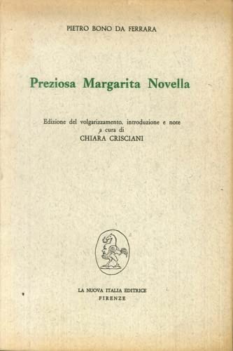 Preziosa Margarita. Ediz. del volgarizzamento (Filosofia e scienza - Testi, Band 1) Film, Art & Culture
