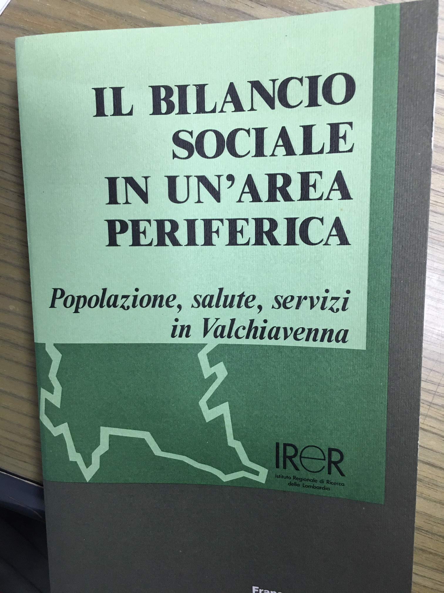 Il bilancio sociale in un'area periferica. Popolazione, salute, servizi in Valchiavenna (IRER-Ist. regionale di ricerca Lombardia, Band 13) Books