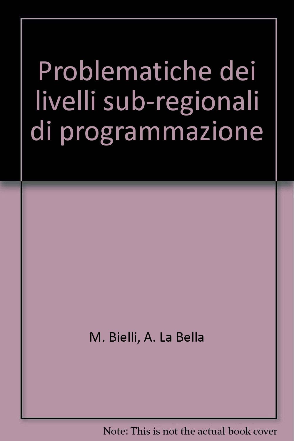 Problematiche dei livelli sub-regionali di programmazione (Istituto analisi dei sistemi del CNR, Band 1) Business, Finance & Career