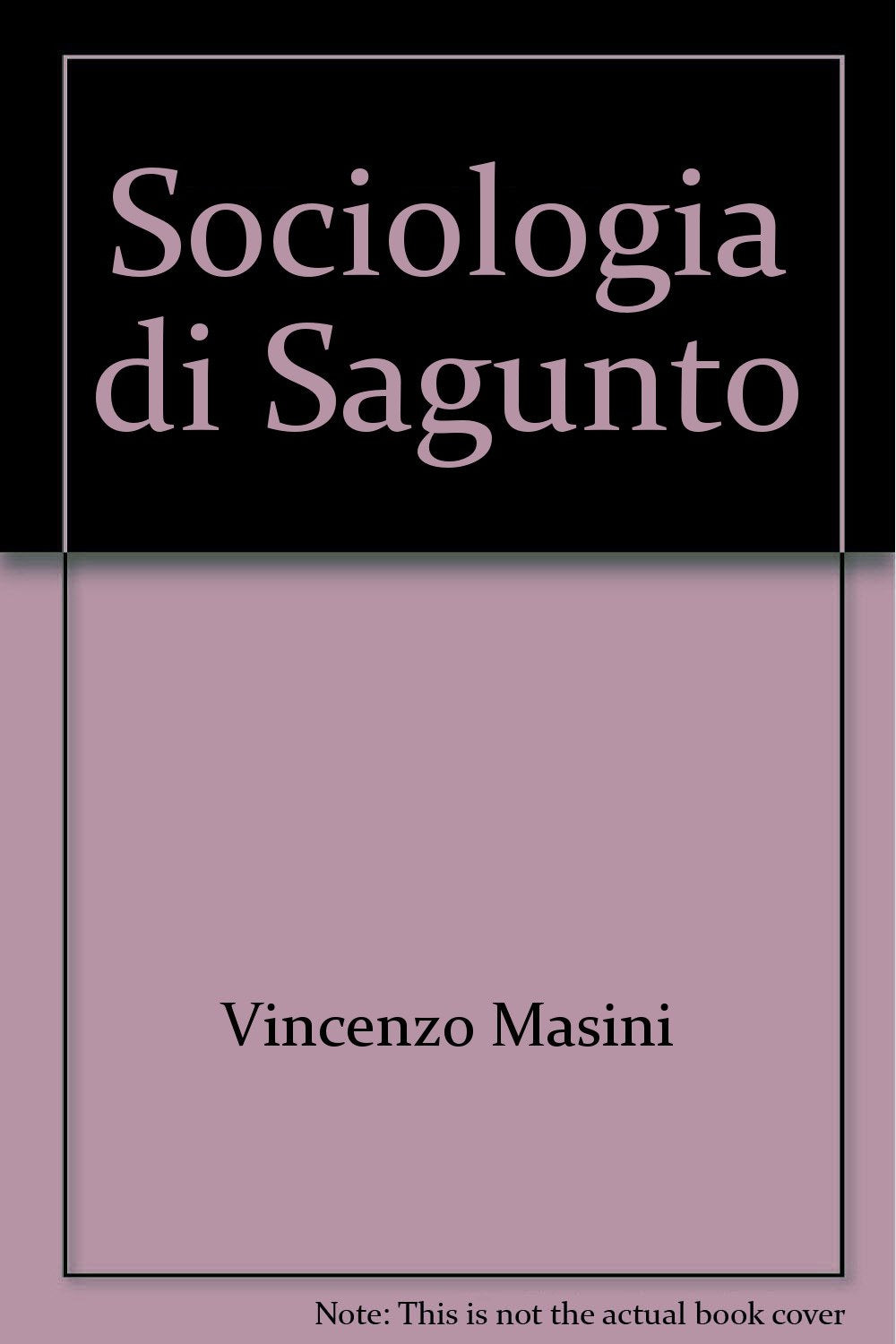 Sociologia di Sagunto (La società, Band 100) Social Sciences