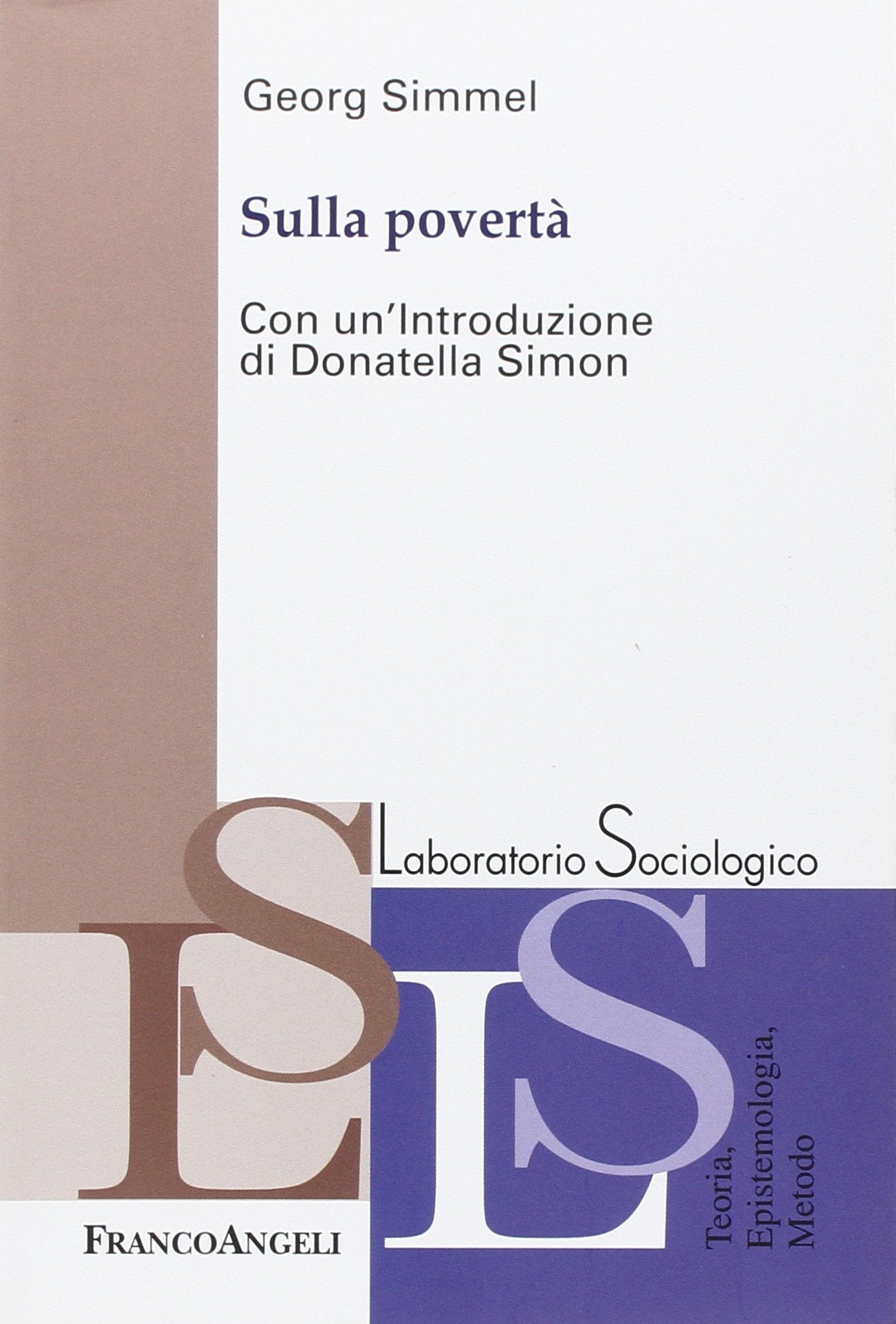 Sulla povertà (Laboratorio sociologico, Band 74) Social Sciences