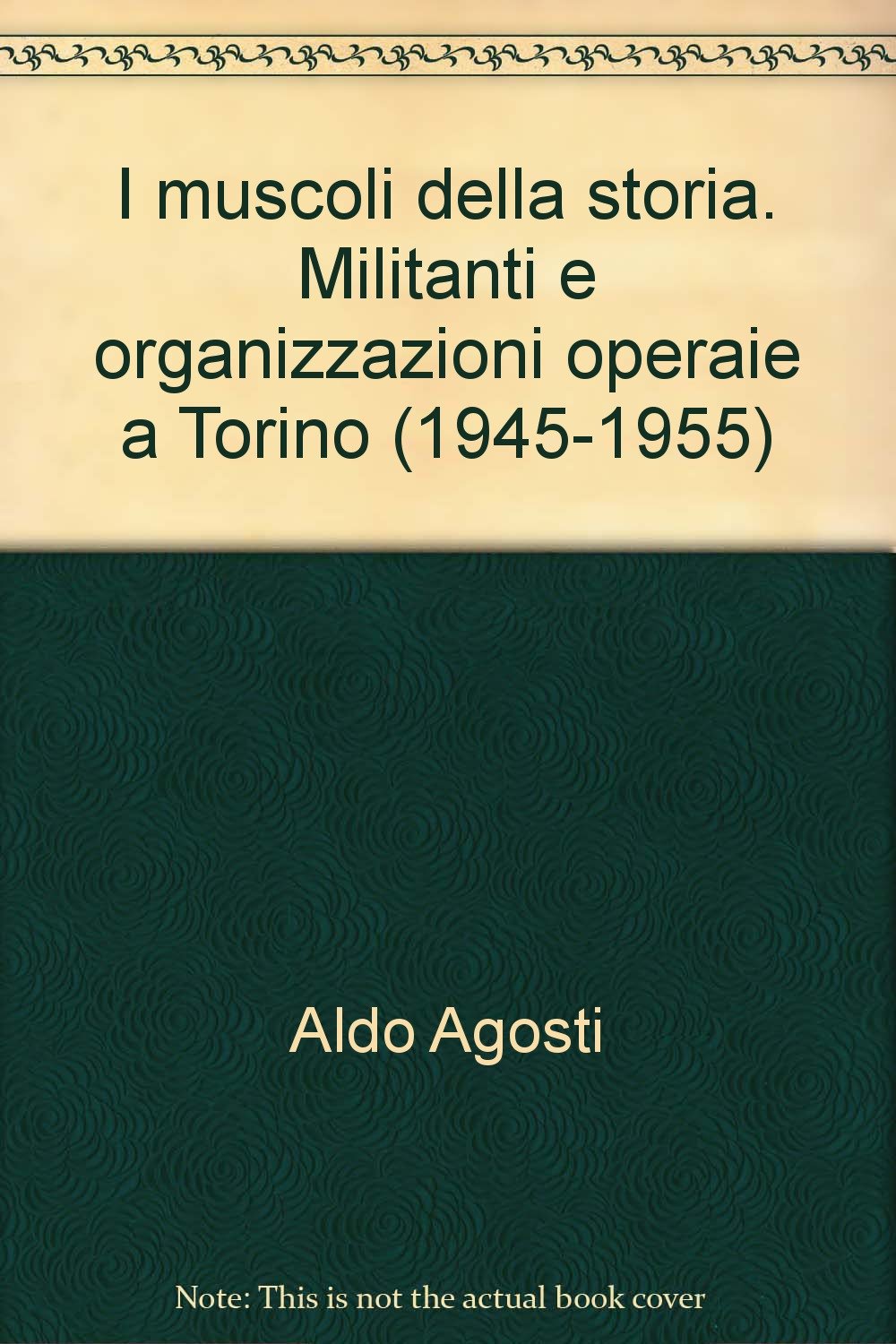 I muscoli della storia. Militanti e organizzazioni operaie a Torino (1945-1955) (Storia-Studi e ricerche, Band 92) Politics & History
