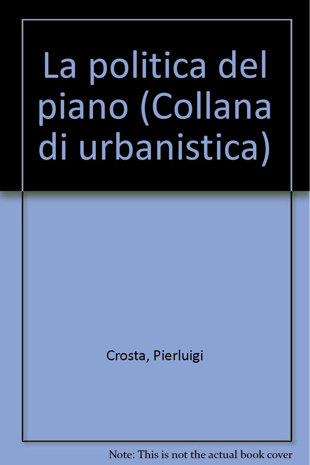 La politica del piano book