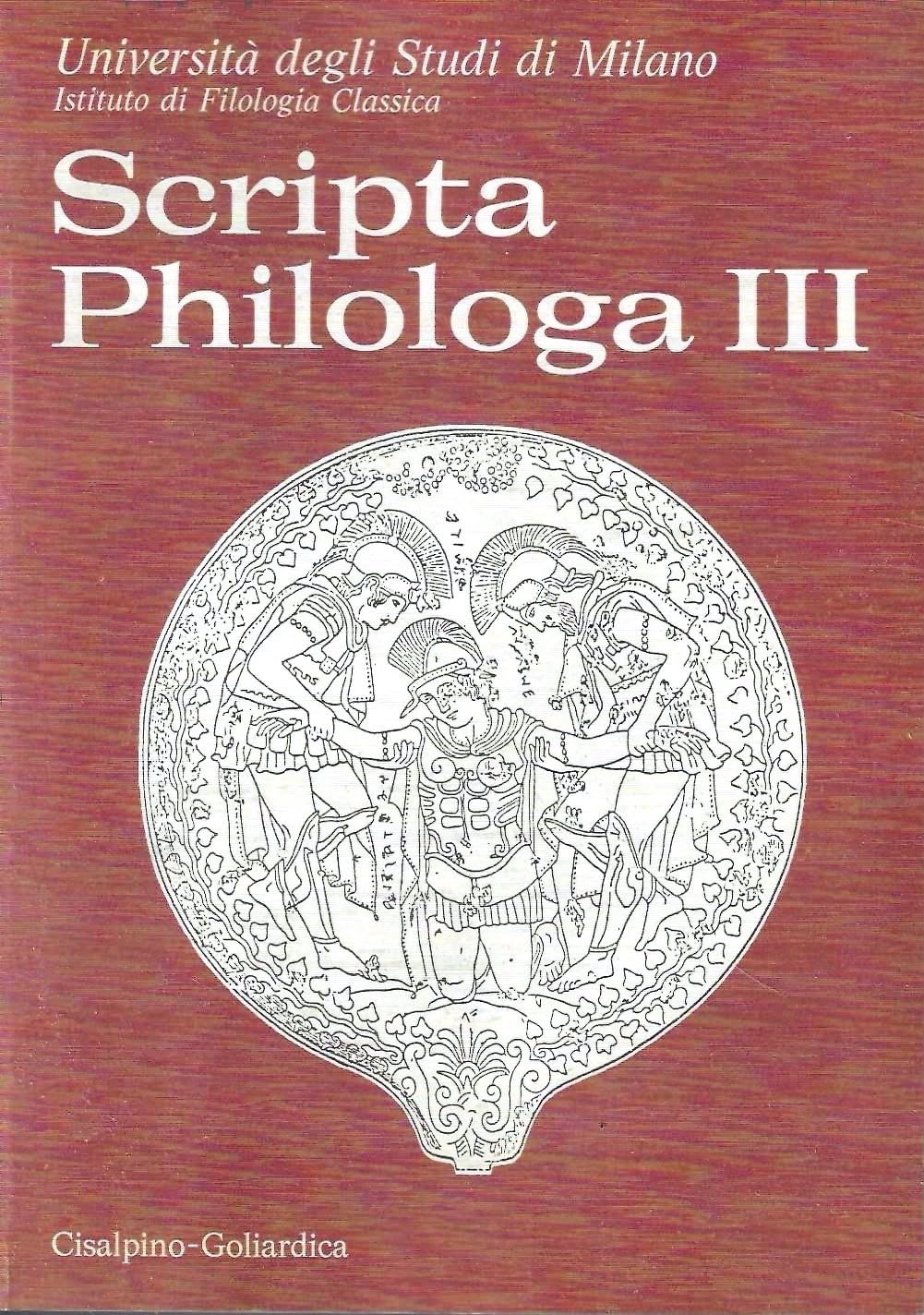 Scripta philologa (Vol. 3) Social Sciences