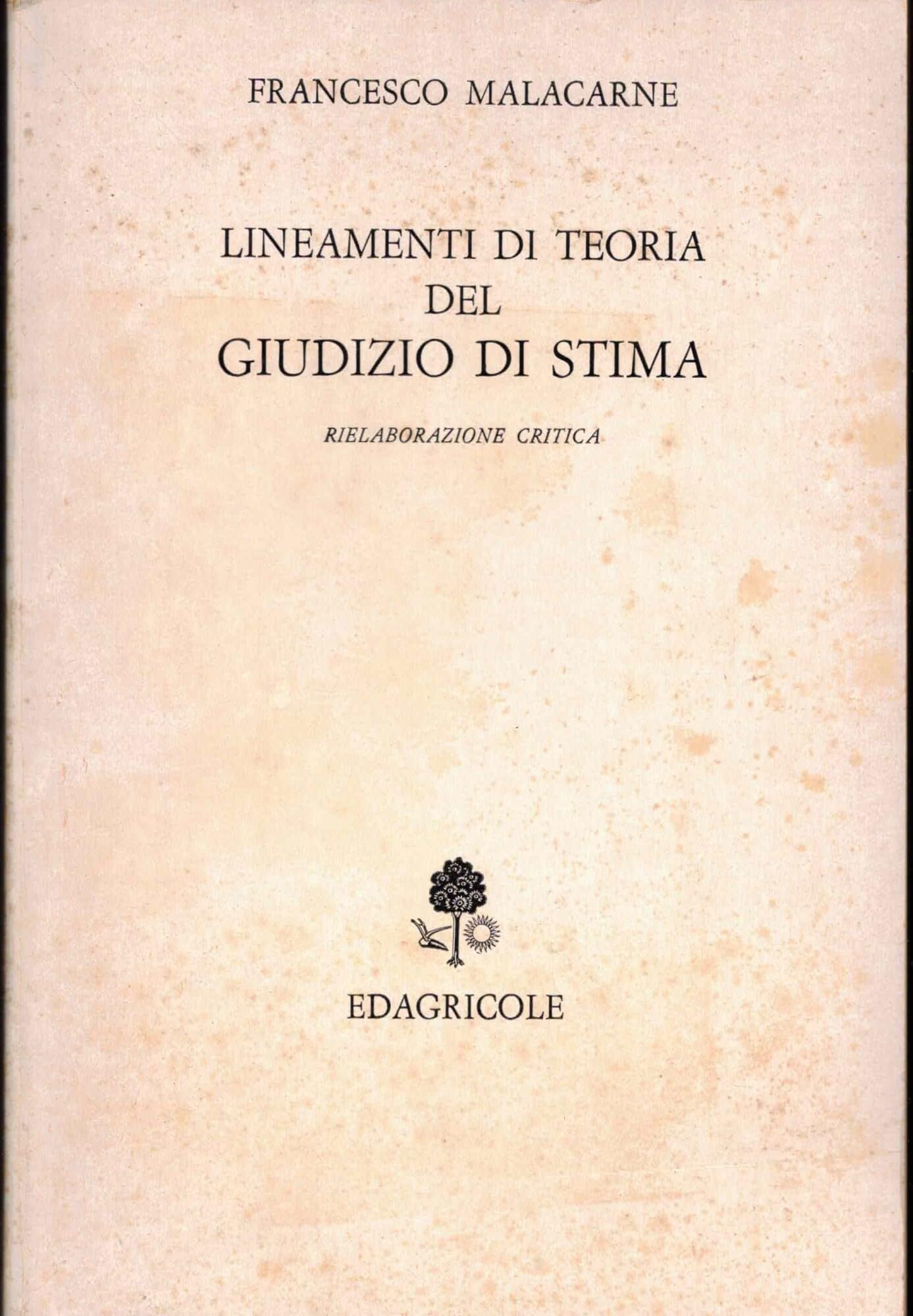 Lineamenti di teoria del giudizio di stima. Rielaborazione critica Books