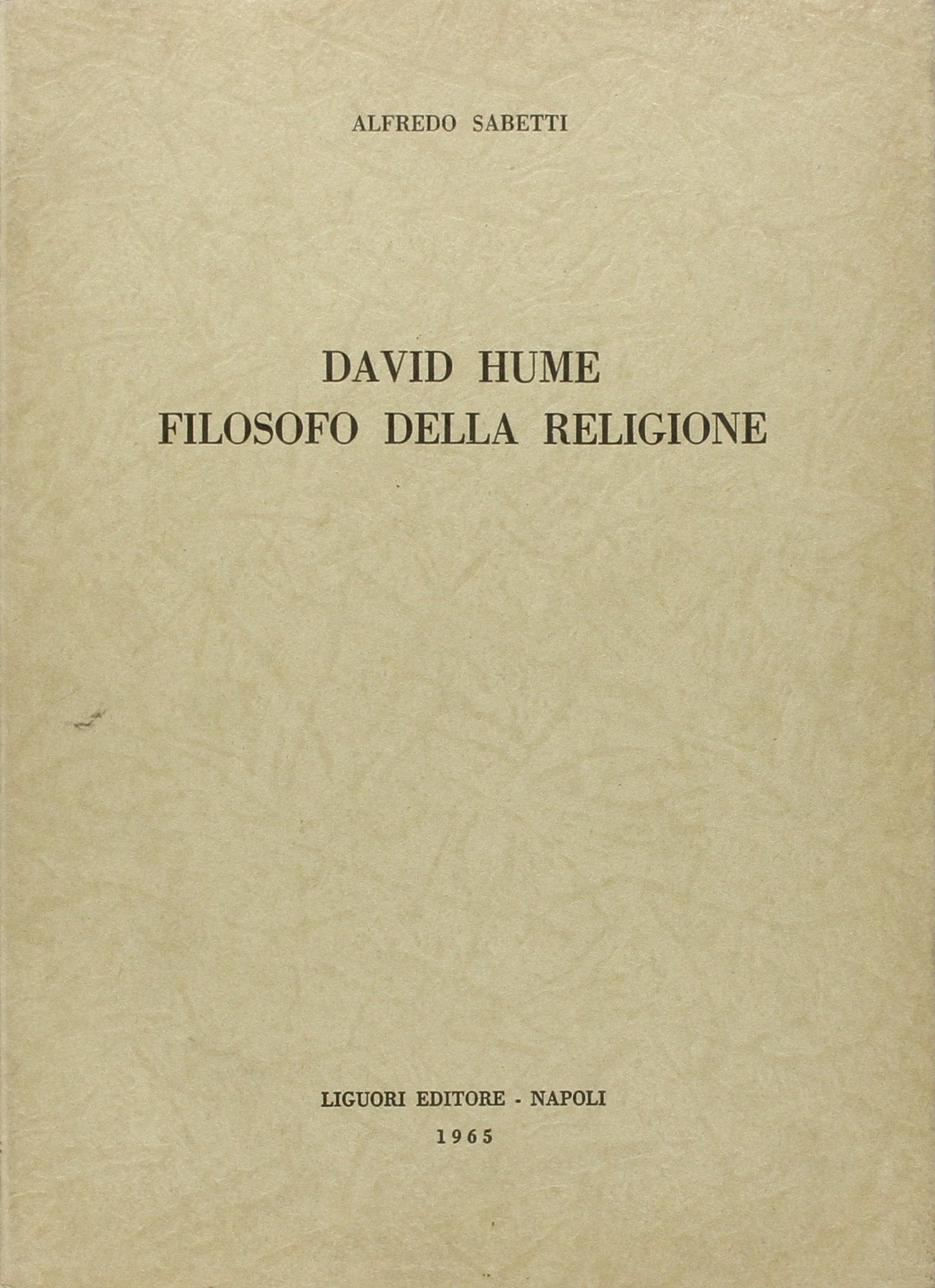 David Hume, filosofo della religione Religion & Esotericism