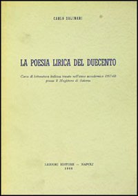 La poesia lirica del duecento book