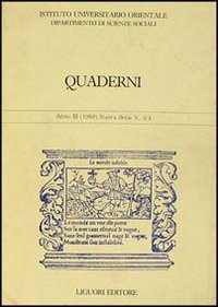 Quaderni. Vol. 3-4 (Quad. dip. scienze soc. Ist. univ. Orient) Social Sciences