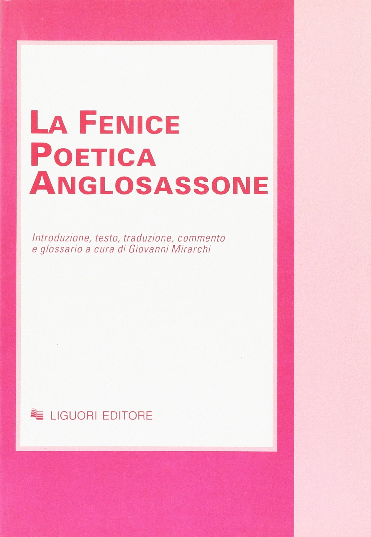 «La fenice» poetica anglosassone Contemporary literature
