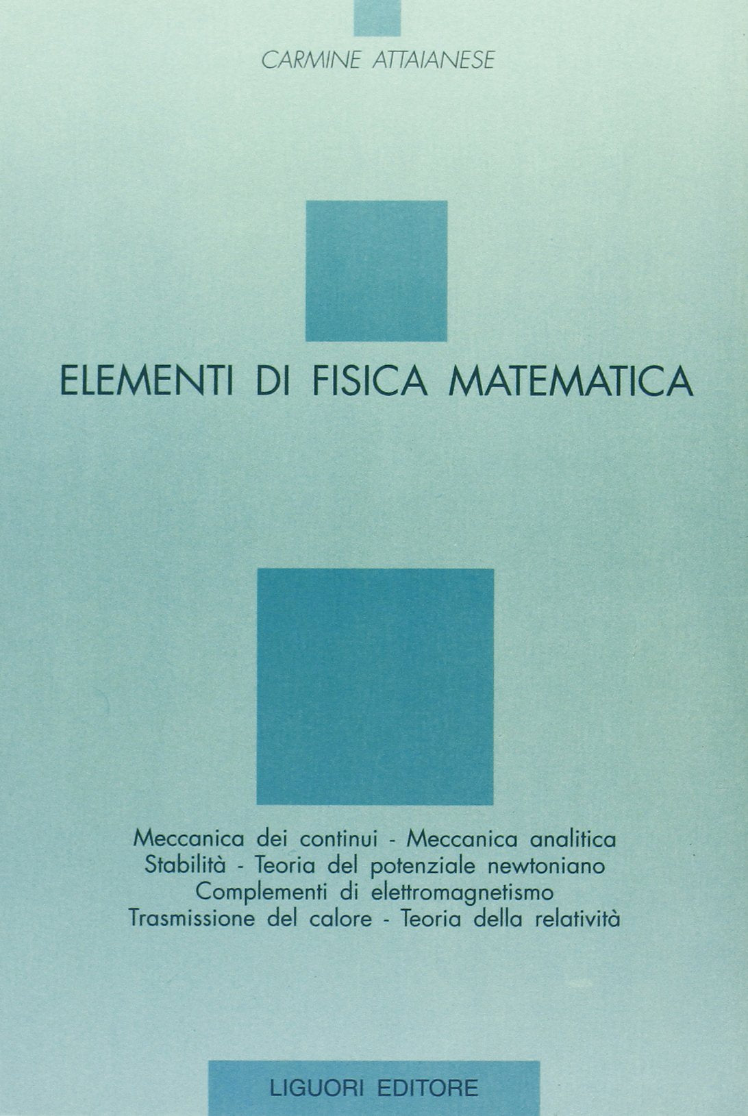 Elementi di fisica matematica Natural Sciences