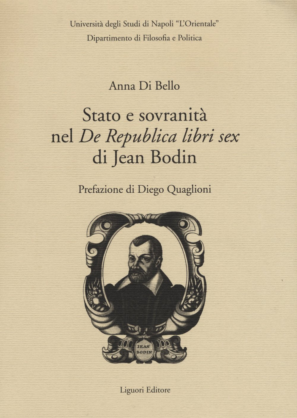 Stato e sovranità nel «De Repubblica libri sex» di Jean Bodin book