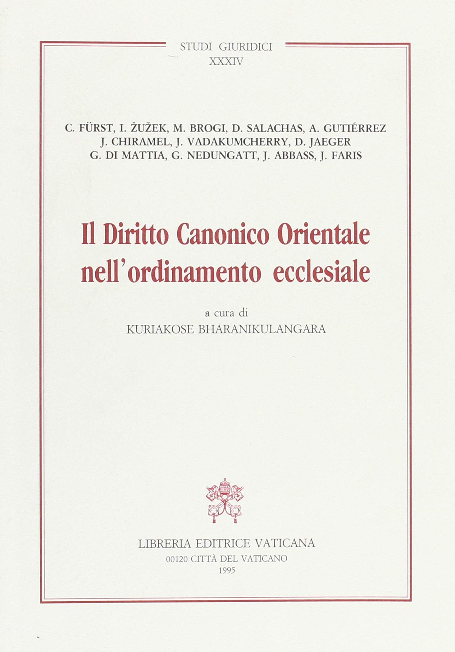 Il diritto canonico orientale nell'ordinamento ecclesiale book