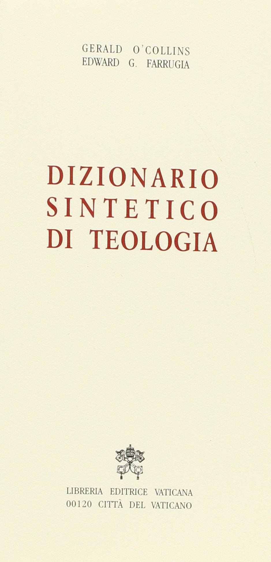 Dizionario sintetico di teologia book