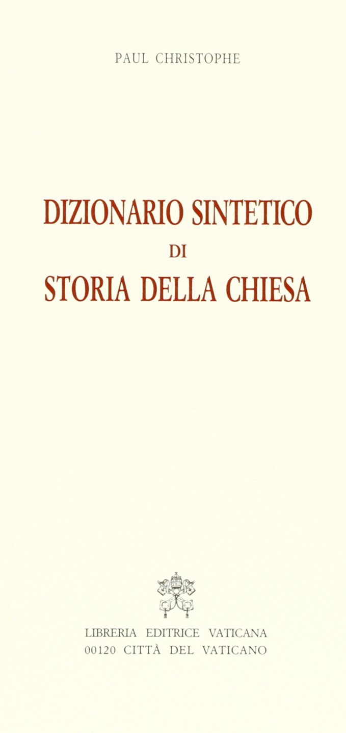 Dizionario sintetico di storia della Chiesa Philosophy