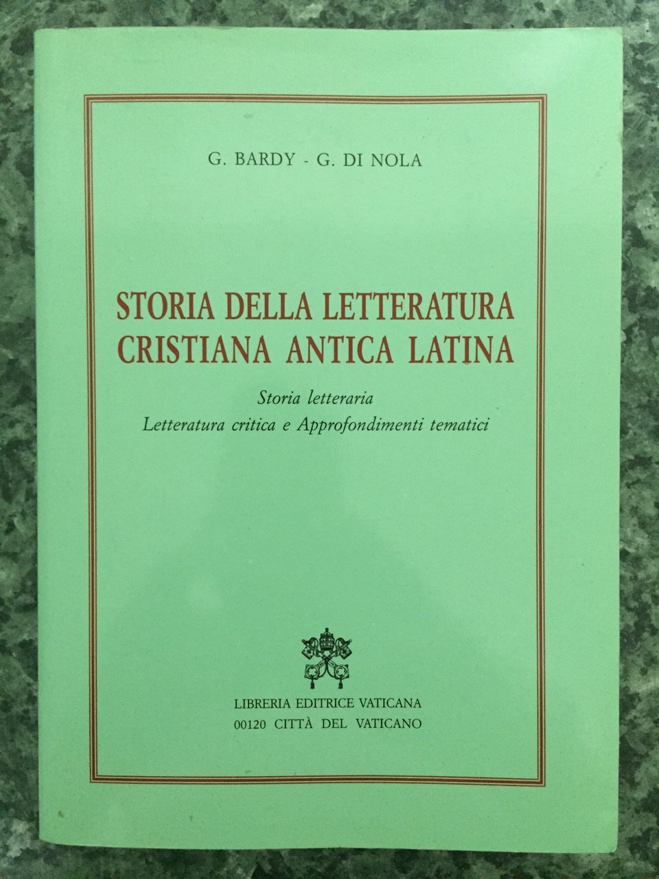Storia della letteratura cristiana antica latina. Storia letteraria, letteratura critica e approfondimenti tematici Contemporary literature