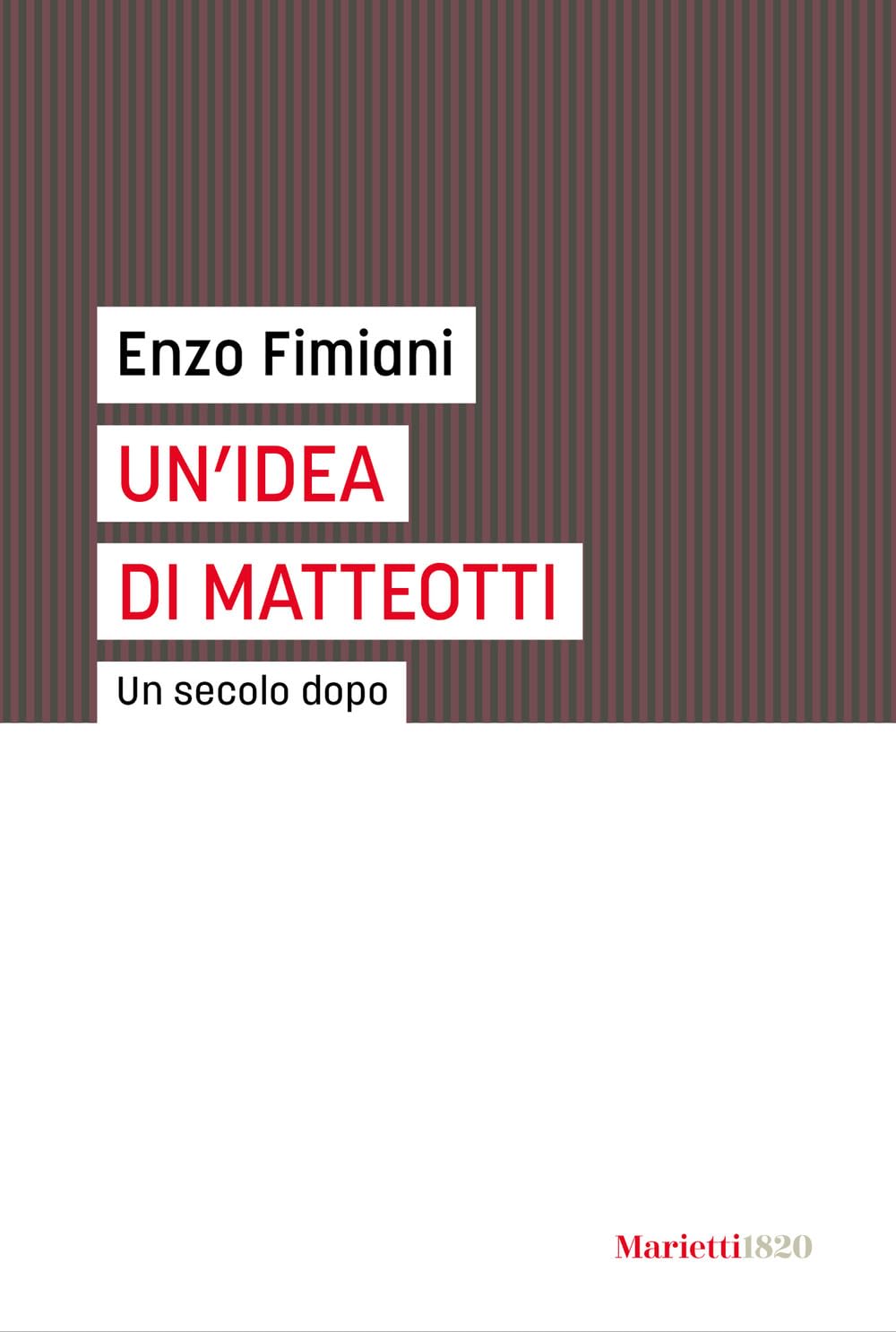 Un'idea di Matteotti. Un secolo dopo book
