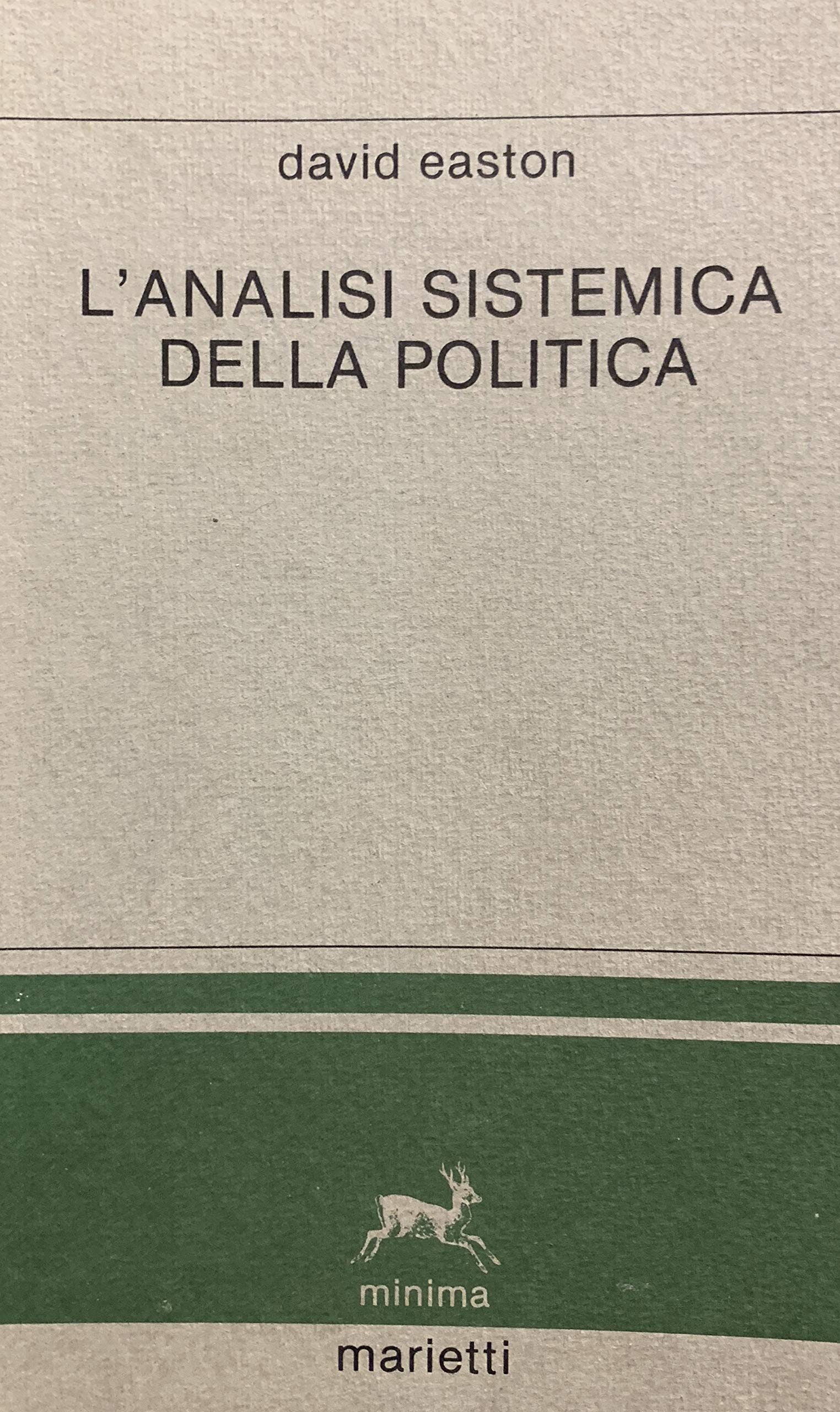 L'analisi sistemica della politica book