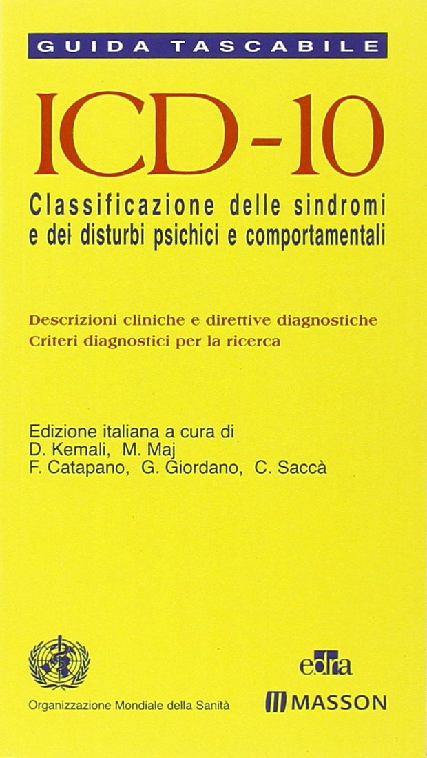Guida tascabile ICD-10. Classificazioni delle sindromi dei disturbi psichici e comportamentali book