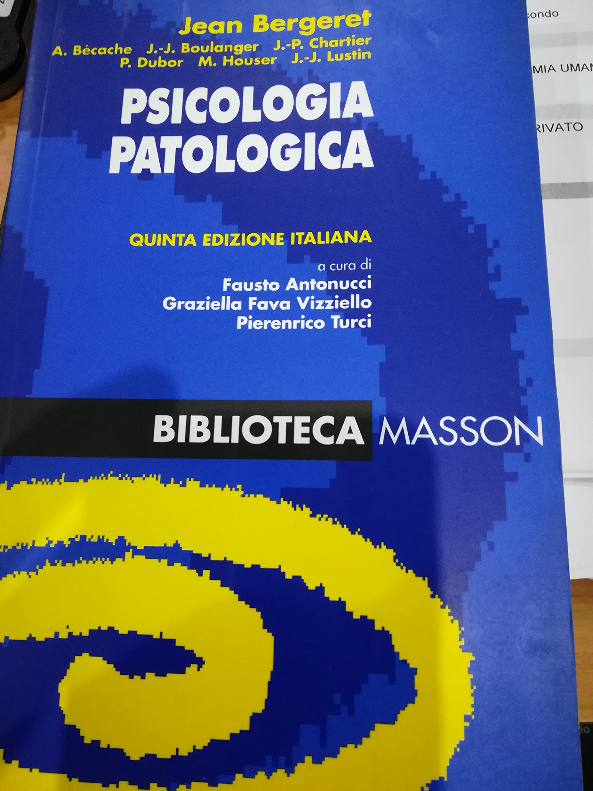 Psicologia patologica book
