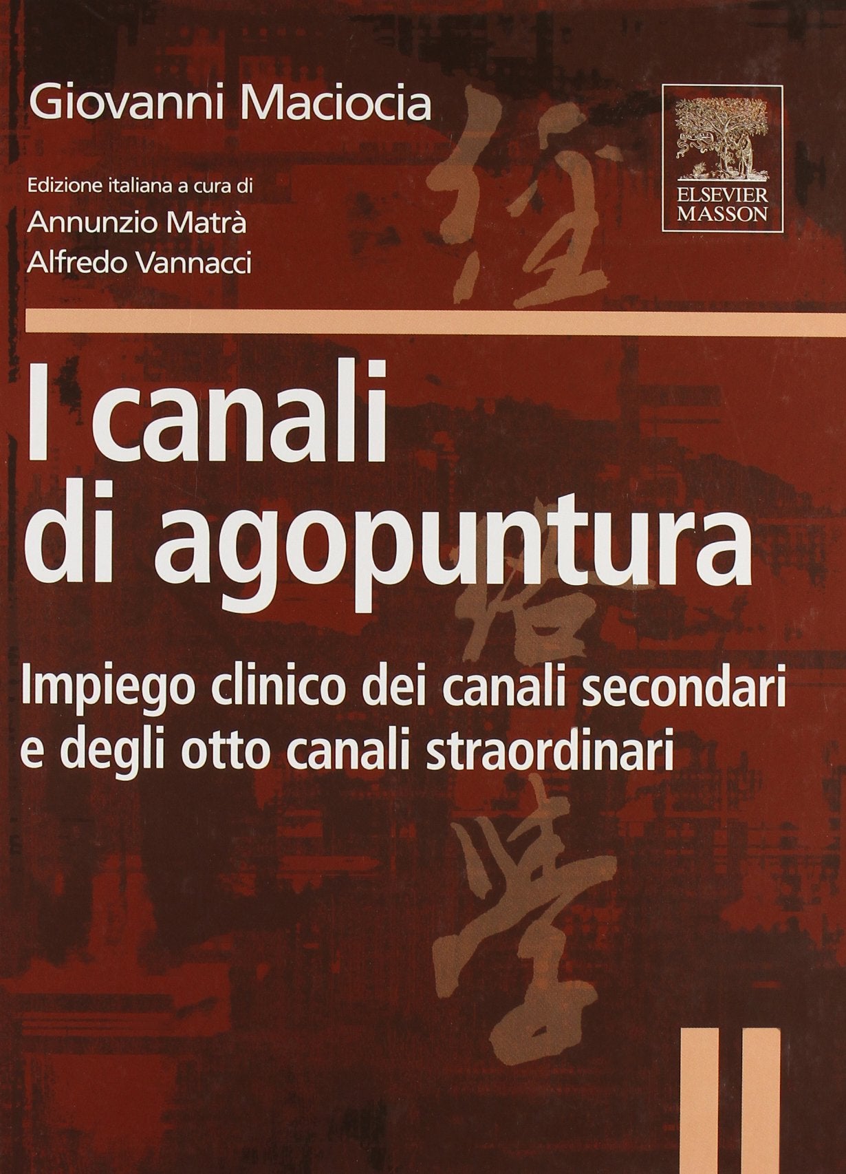 I canali di agopuntura. Impiego clinico dei canali secondari e degli otto canali straordinari. Ediz. illustrata book