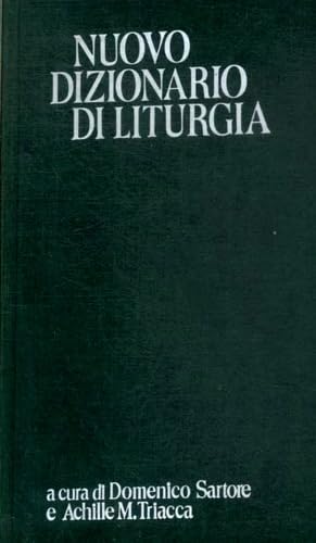 Nuovo dizionario di liturgia book