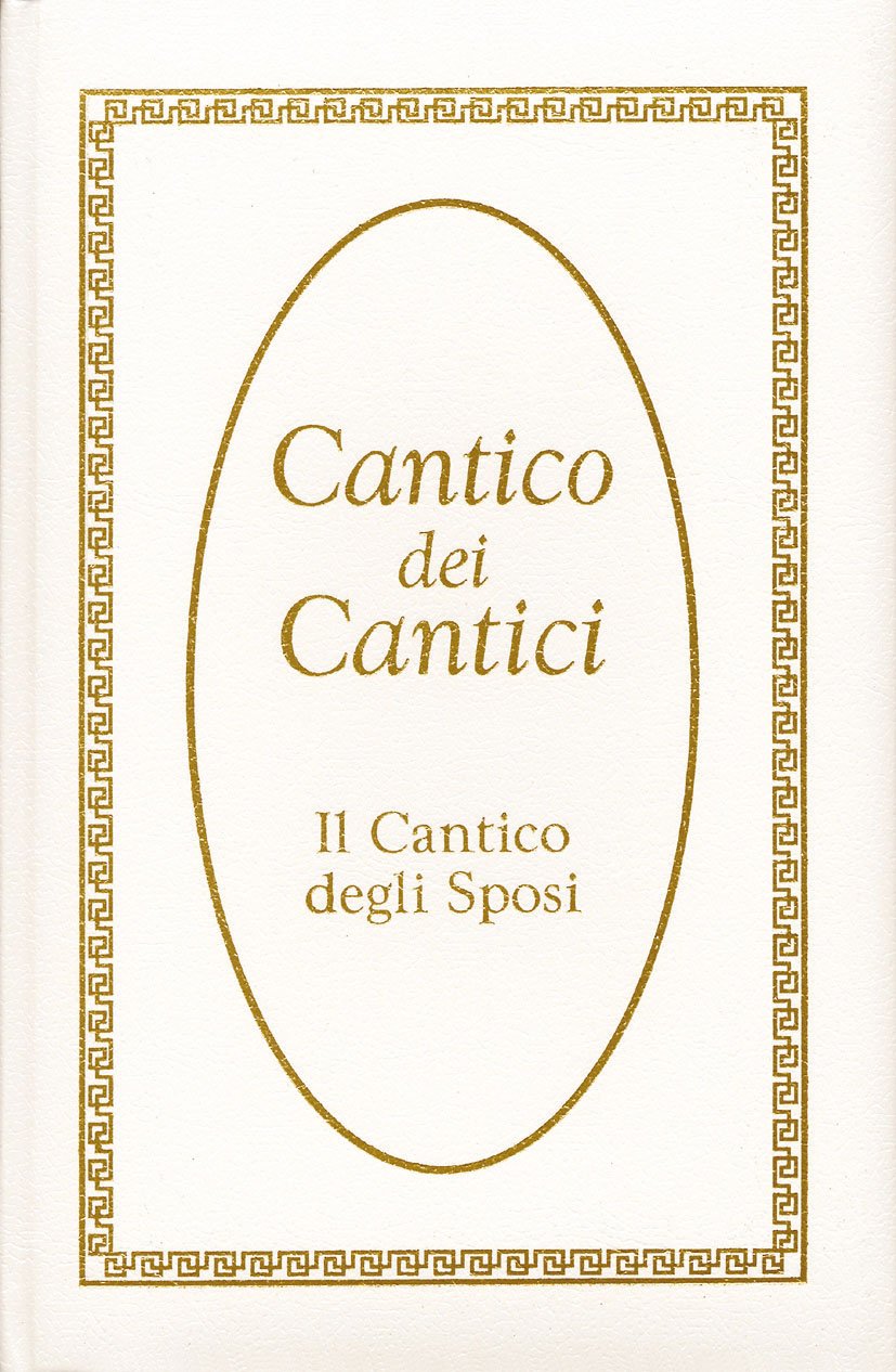 Il Cantico dei cantici, cantico degli sposi book