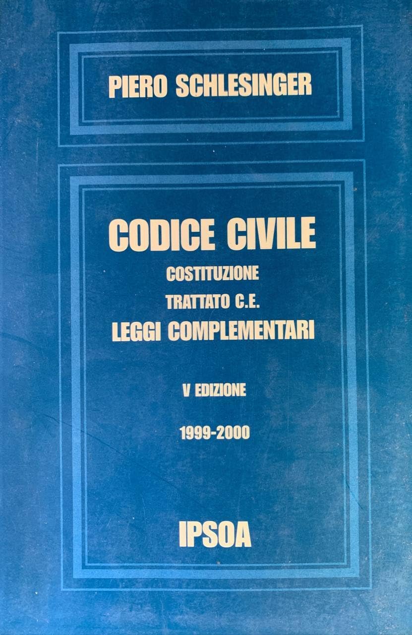 Codice civile. Costituzione, trattato CE, leggi complementari. Ediz. minore (Codici editio minor) Law