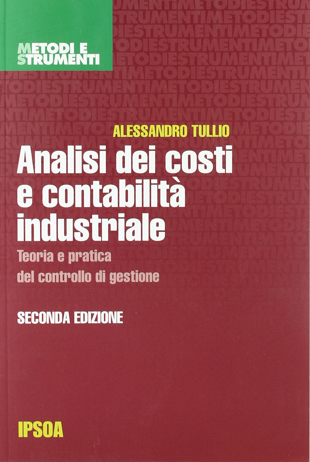 Analisi dei costi e contabilità industriale book