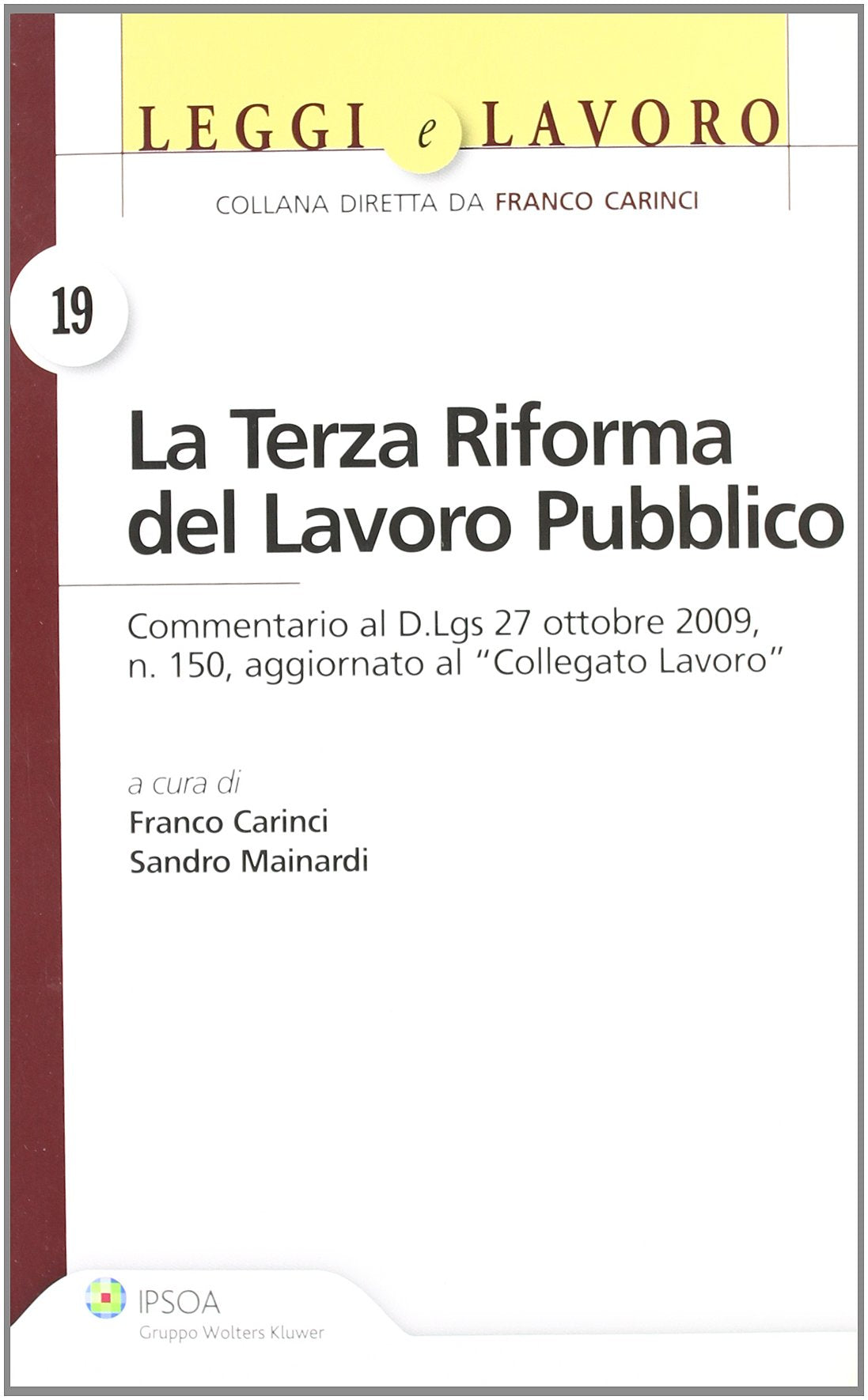 La terza riforma del lavoro pubblico book