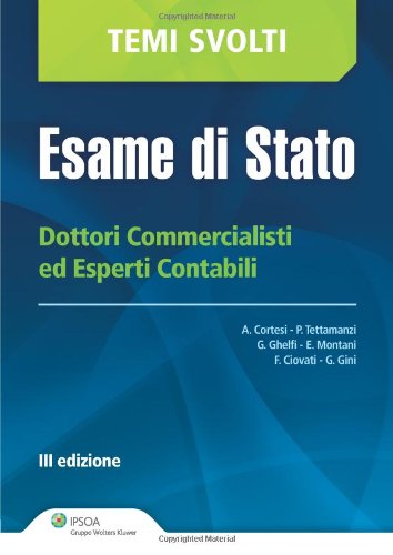 Temi svolti esame di stato dottori commercialisti ed esperti contabili book