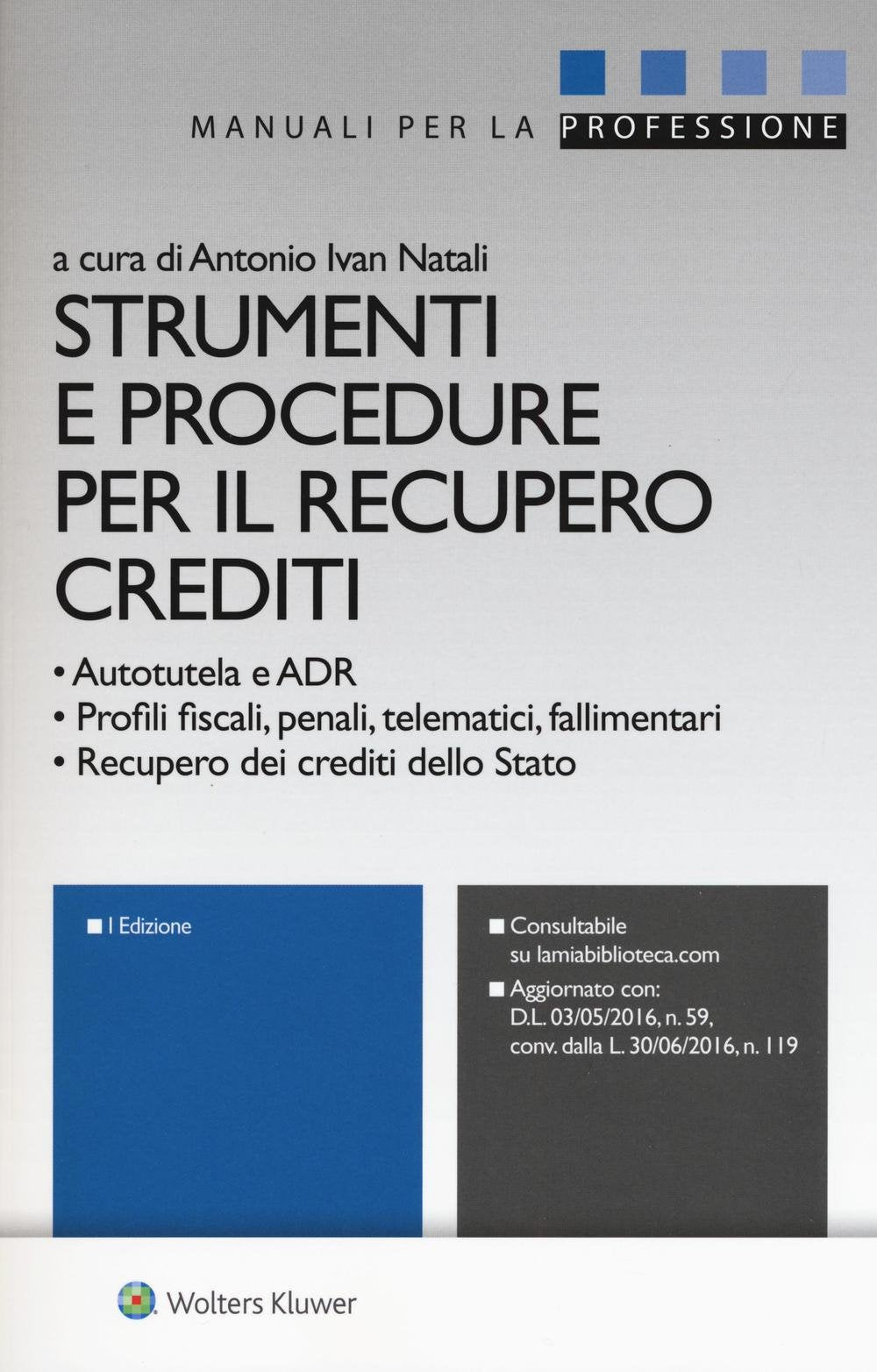 Strumenti e procedure per il recupero crediti (Manuali per la professione, Band 33) Business, Finance & Career