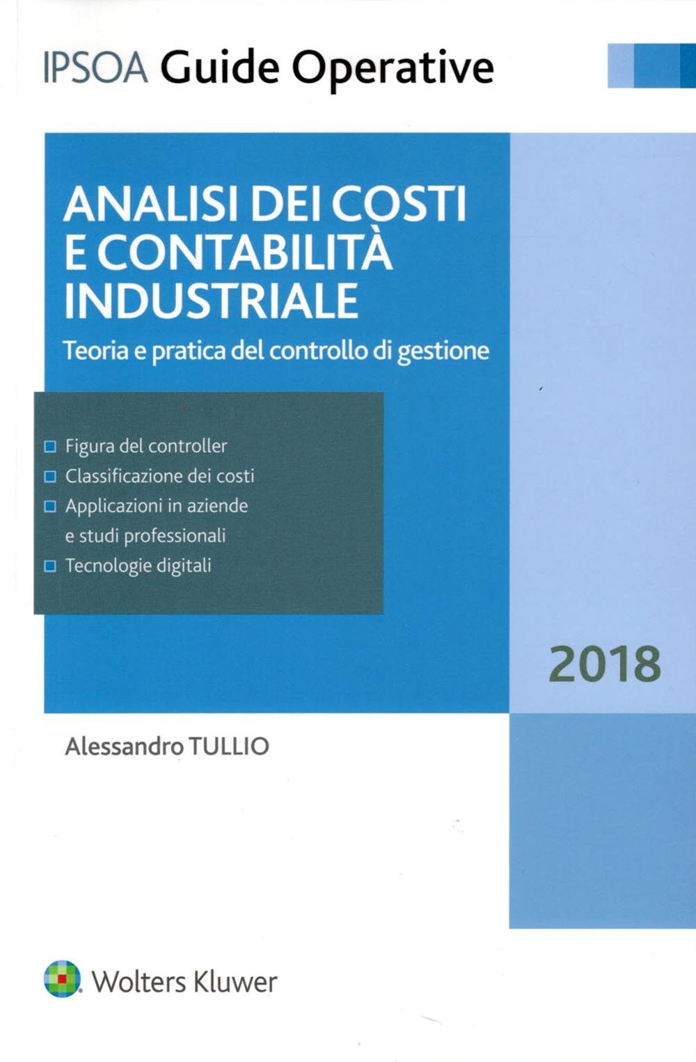 Analisi dei costi e contabilità industriale book