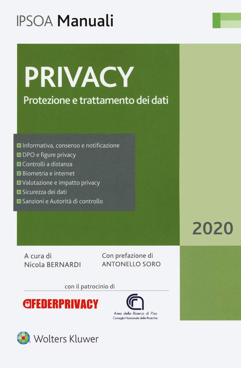 Privacy. Protezione e trattamento dei dati (I manuali, Band 29) Law