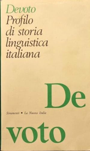 Profilo di storia linguistica italiana book