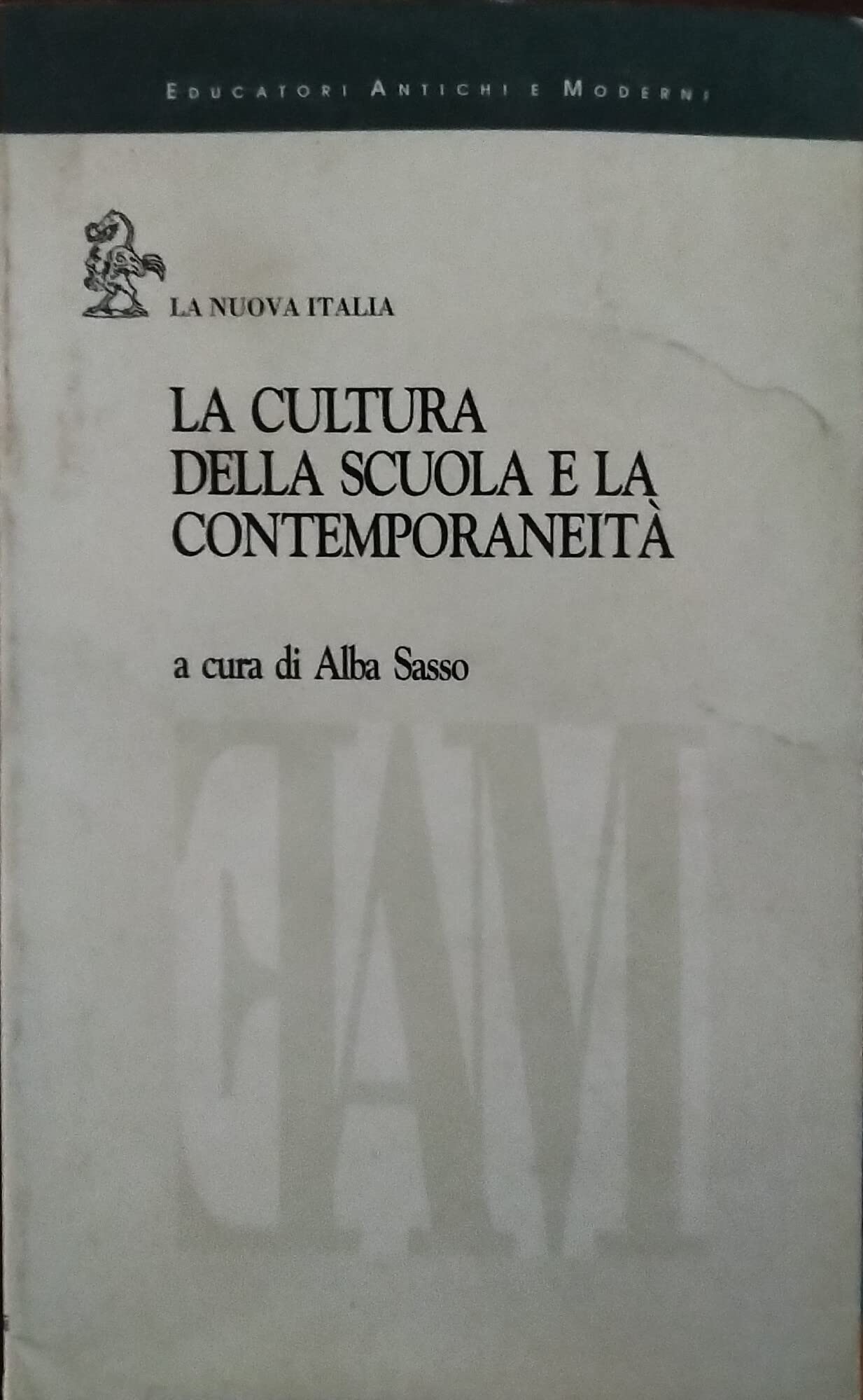Cultura Della Scuola E Contemporane cd