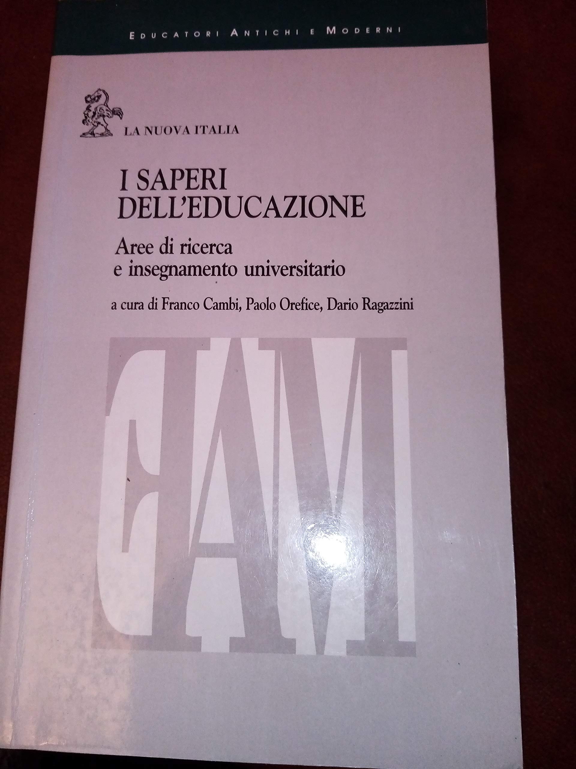 I saperi dell'educazione. Aree di ricerca e insegnamento universitario book
