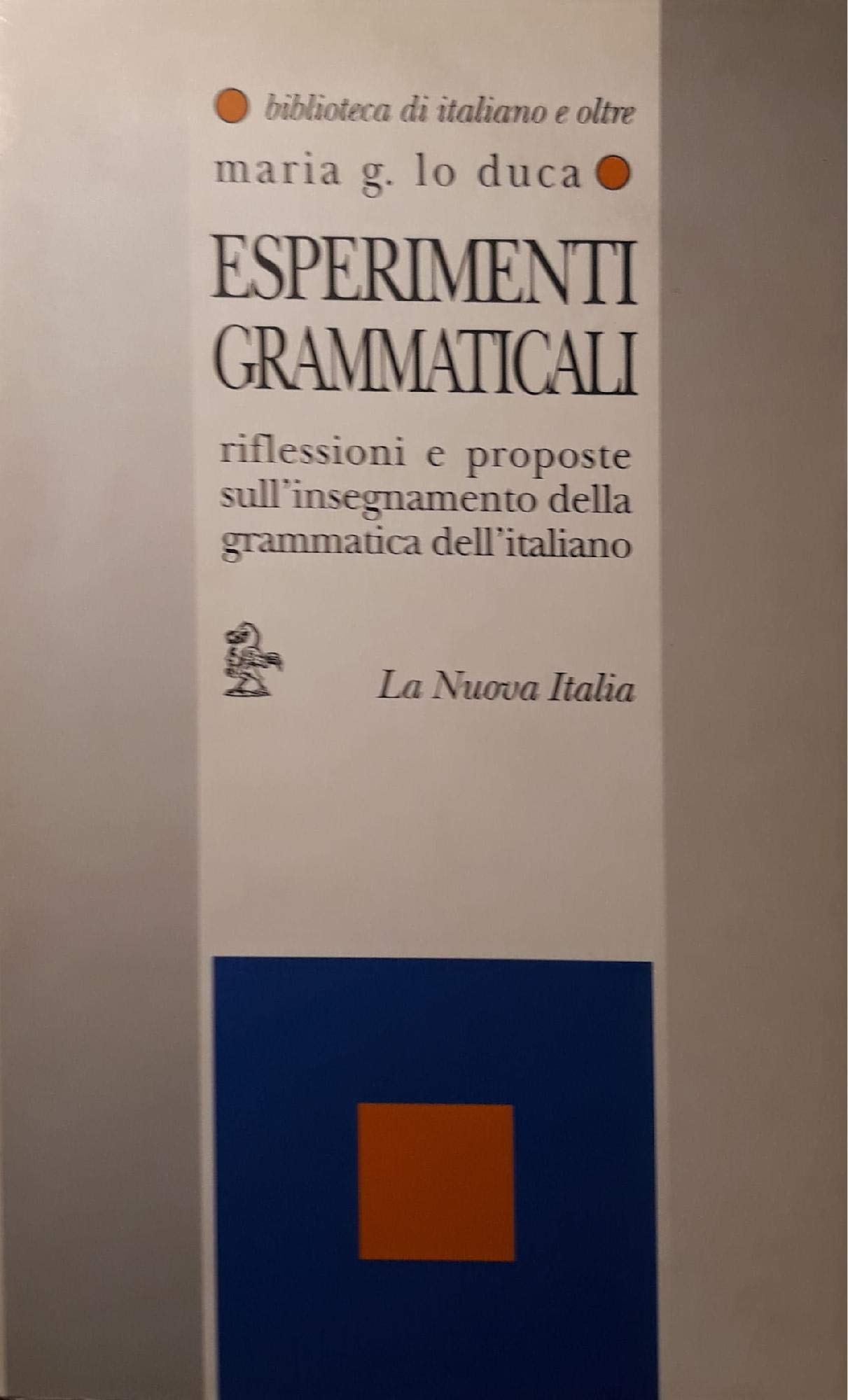 Esperimenti grammaticali. Riflessioni e proposte sull'insegnamento della grammatica dell'italiano (Biblioteca di italiano e oltre) Books