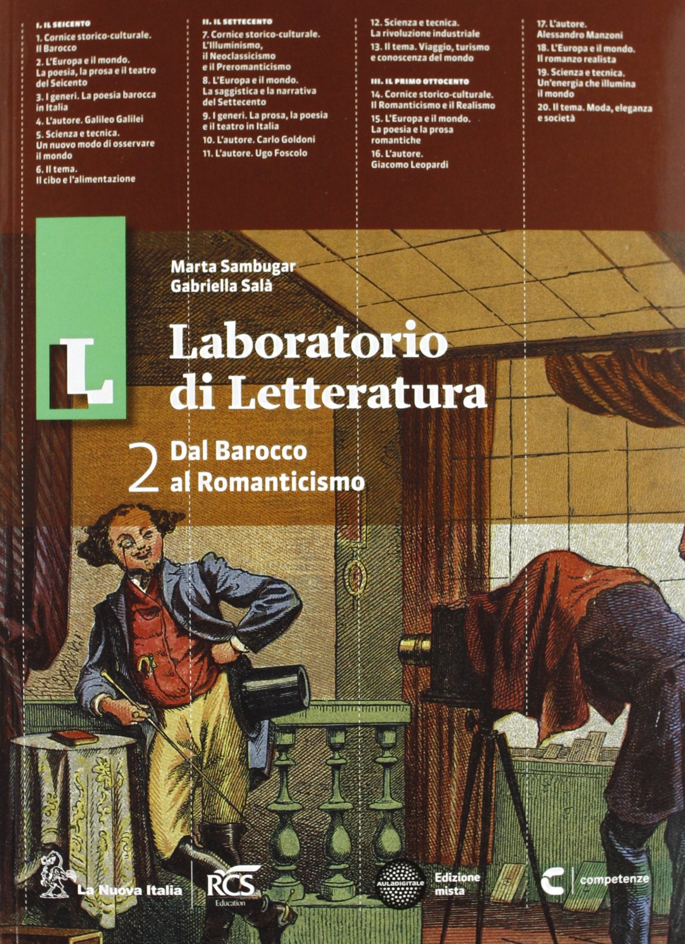 Il laboratorio di letteratura. Con Guida all'esame. Per le Scuole superiori. Con espansione online (Vol. 2) Professional & Reference Books