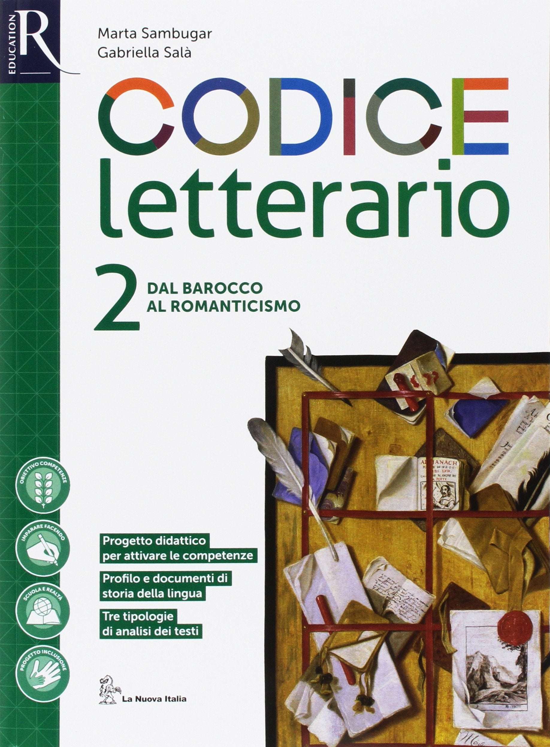 Codice letterario. Per le Scuole superiori. Con e-book. Con 2 espansioni online. Con libro: Percorsi (Vol. 2) Professional & Reference Books