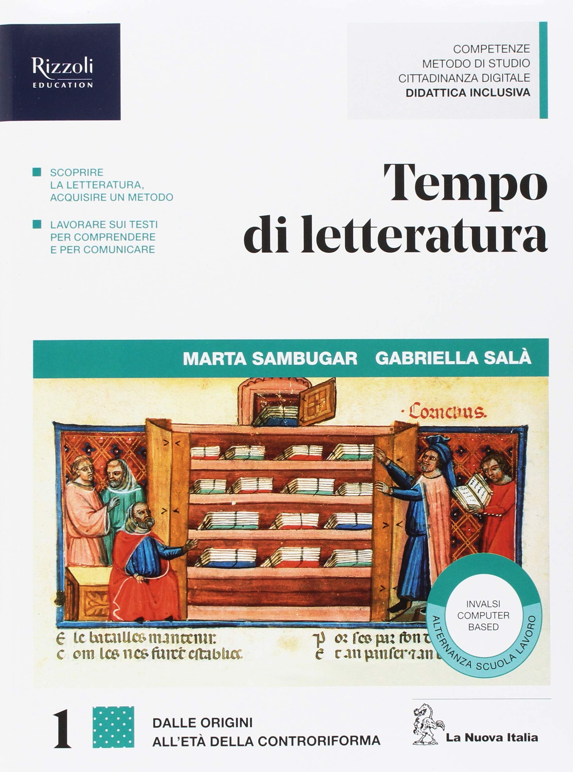 Tempo di letteratura. Con Quaderno di metodo. Per le Scuole superiori. Con ebook. Con espansione online (Vol. 1) Professional & Reference Books