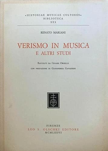 Verismo in musica e altri studi. Books