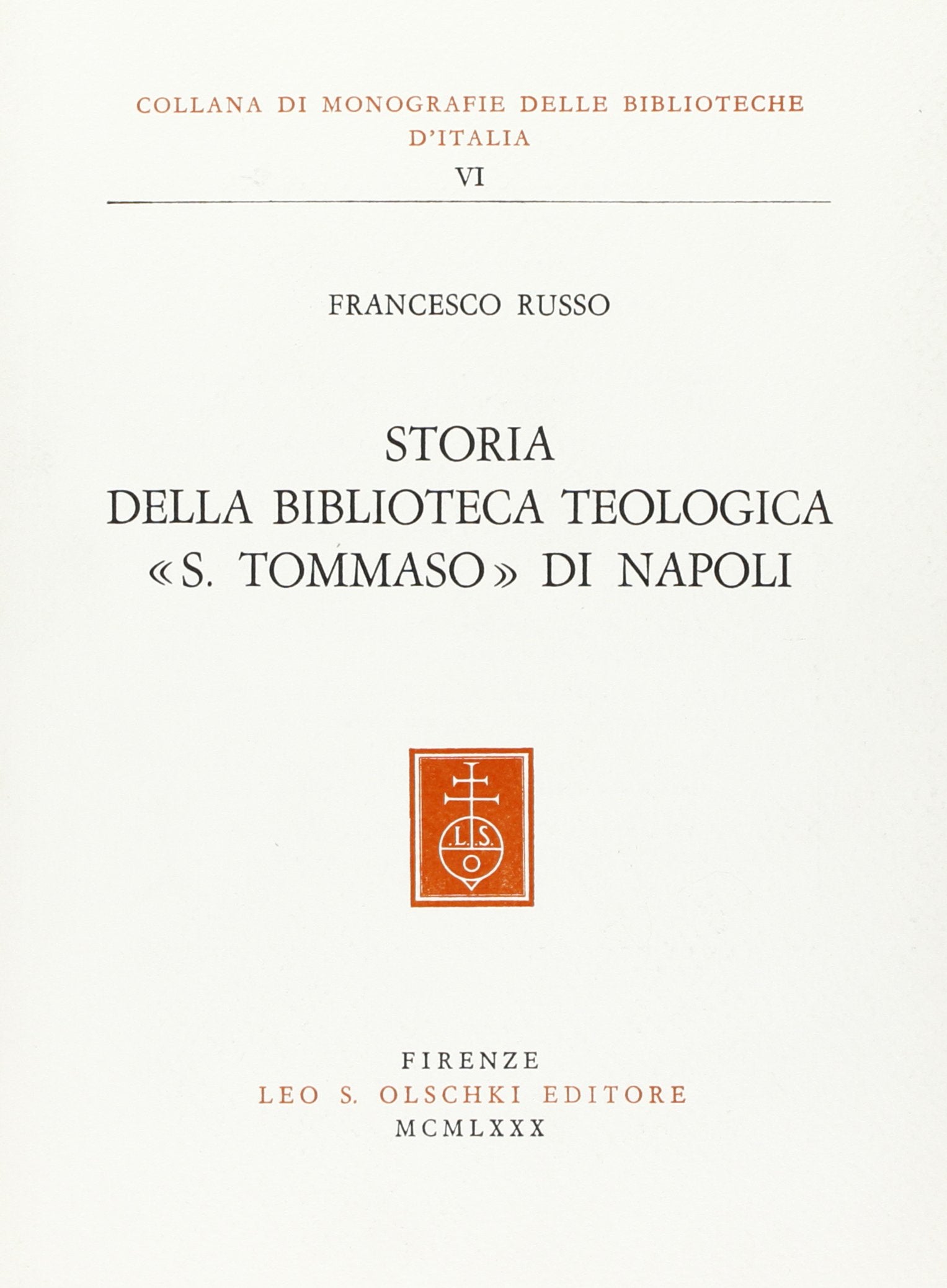 Storia della Biblioteca teologica «S. Tommaso» di Napoli (Collana di monogr. delle bibl. d'Italia, Band 6) Social Sciences