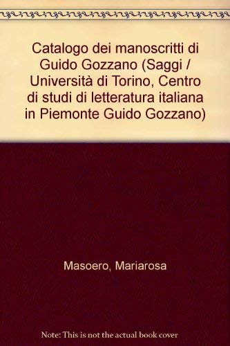 Catalogo di manoscritti di guido gozzano book