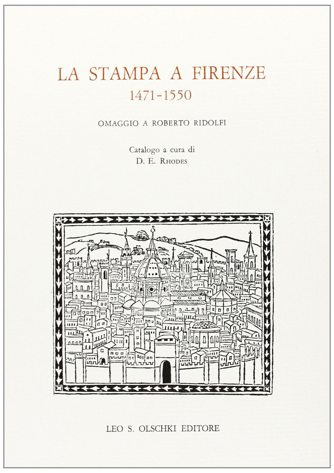 La stampa a Firenze 1471-1550. Omaggio a Roberto Ridolfi Hobbies & Crafts