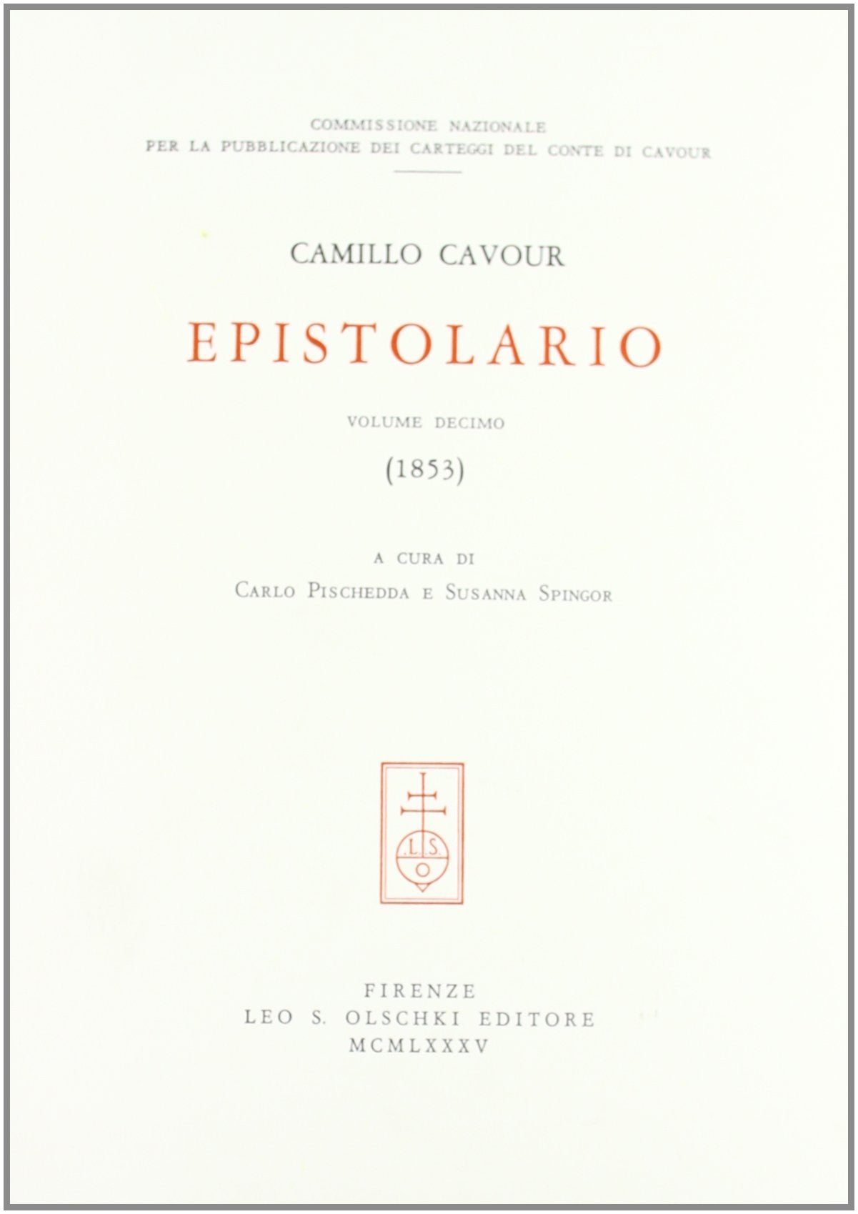 Epistolario. 1853 (Vol. 10) Essays & Short Stories