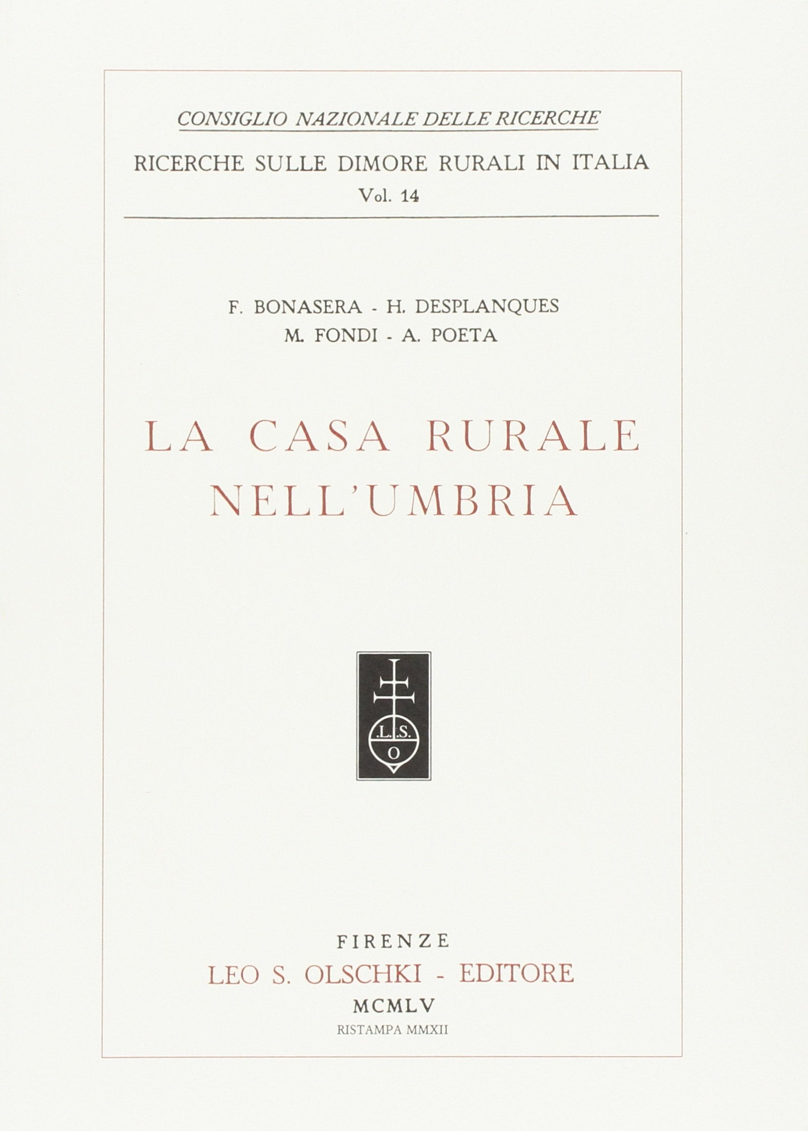Casa (la) rurale nell'umbria book