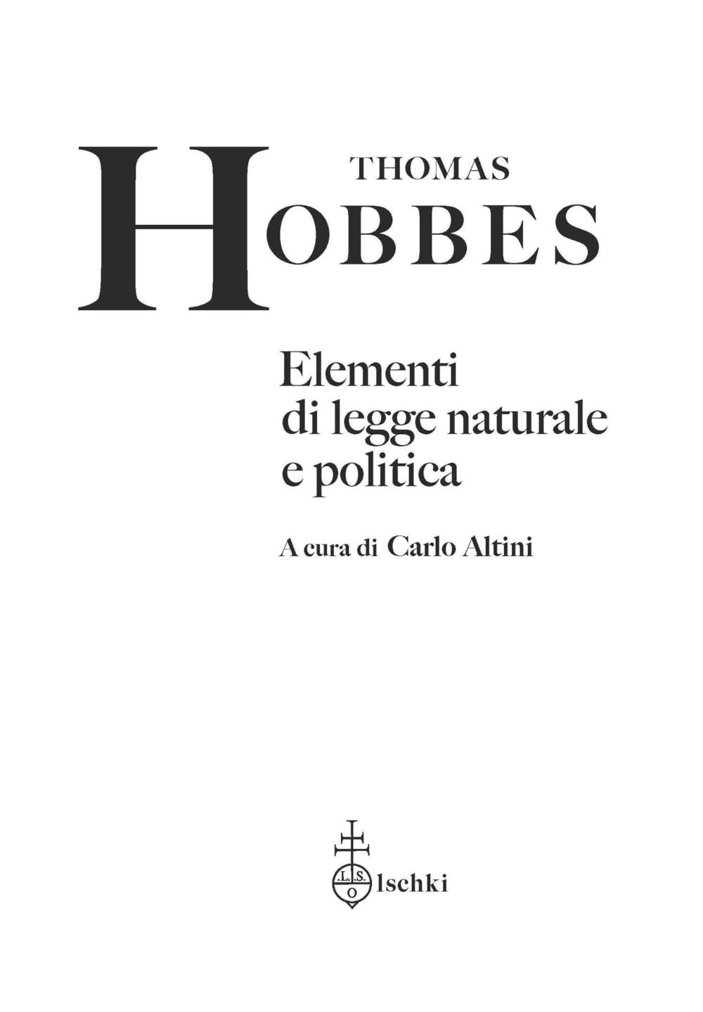 Elementi di legge naturale e politica book